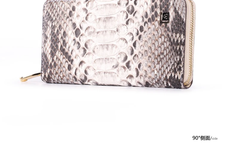 Длинные бумажники и кошелек из 100% натуральной/натуральной кожи питона мужские