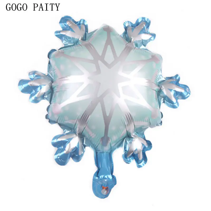 GOGO PAITY Новые мини-алюминиевые воздушные шары в форме снежинки праздничная атмосфера дня рождения с декоративными воздушными шарами самозапечатывающаяся
