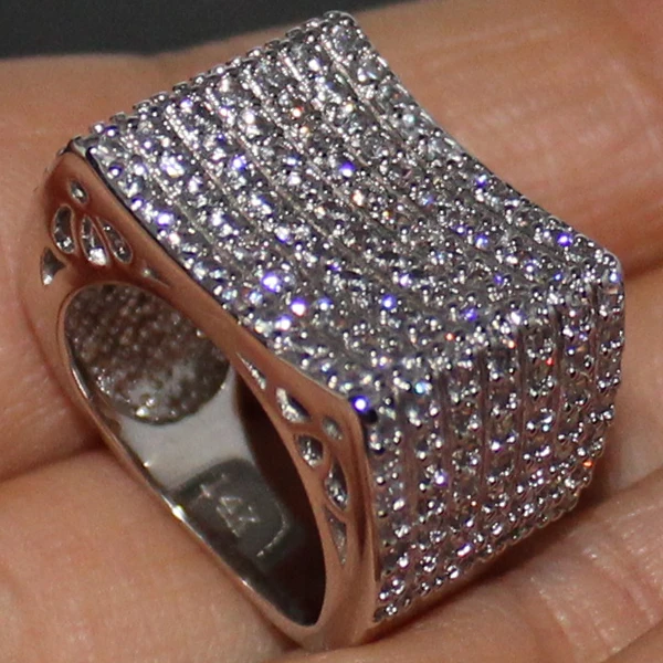 MMDGEM Женская Вечность Марка Ювелирные Изделия Из Белого Золота Заполненные 156 Шт.