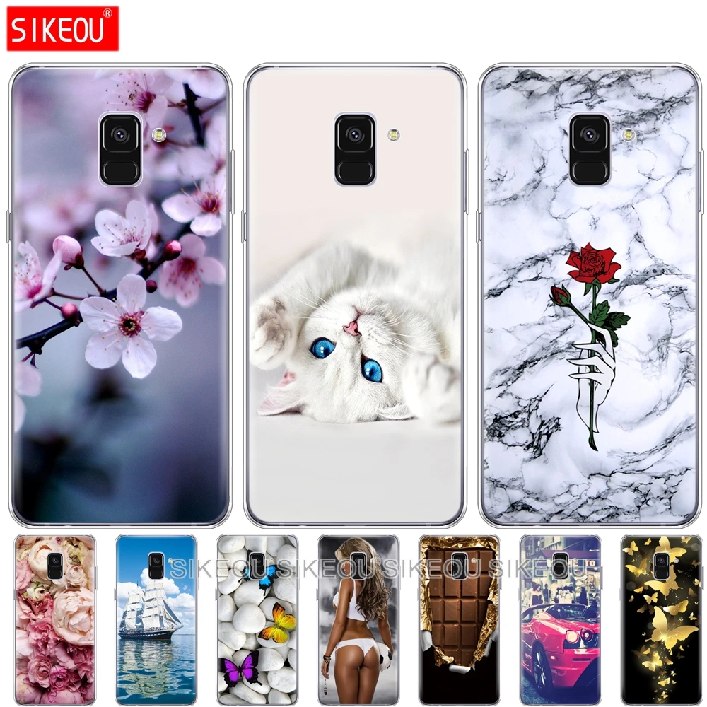 Силиконовый чехол для телефона, чехол для samsung Galaxy A6, A8,, S8, S9 PLUS, задняя крышка, A600, A605, A530, A730, чехол s, бампер, чехол, etui, новинка