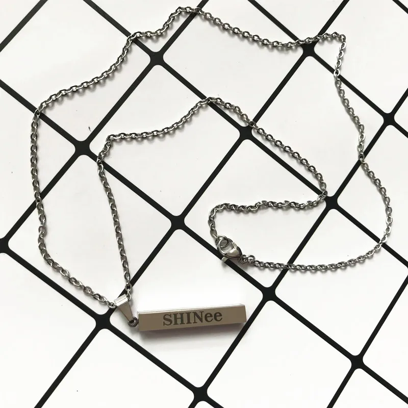 Necklace Youpop K-POP Shinee KPOP кольцо MinHo альбом веревка кольцо аксессуары ювелирные изделия кольца с шнурком - Цвет основного камня: Necklace