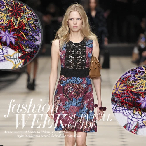 Нежная цветная Водорастворимая Вышивка кружевная ткань для платья ручная работа