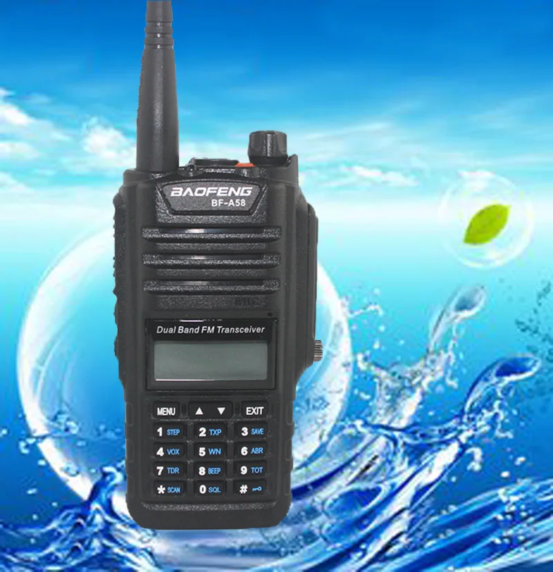Новая Профессиональная рация BAOFENG водонепроницаемая с FM радио радиостанция CB Ham