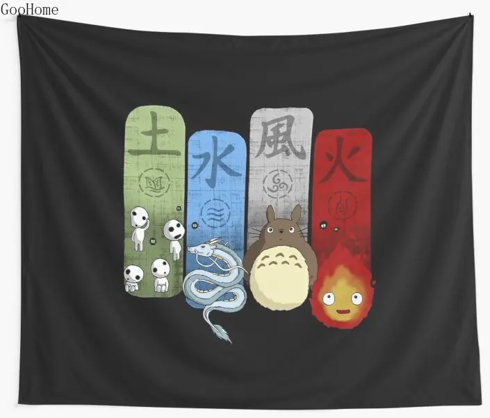 Милый настенный гобелен из аниме пляжное полотенце плед одеяло коврик для