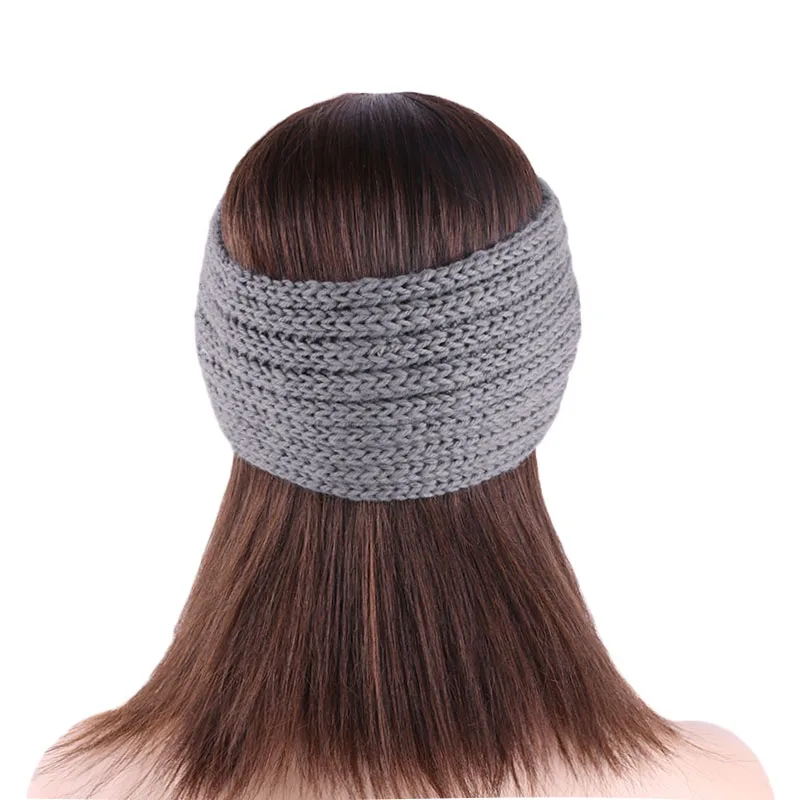 Jewerly Hedband зимняя перекрестная вязка для волос повязка на голову тюрбан