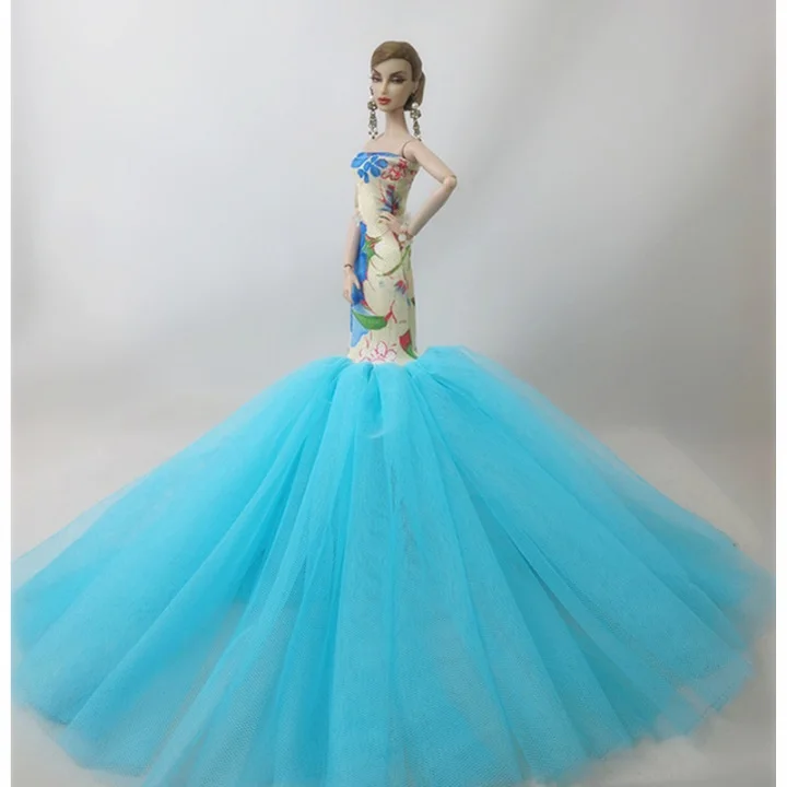 Балетное платье для куклы Барби 1/6 Свадебные pullip аксессуары одежда принцессы
