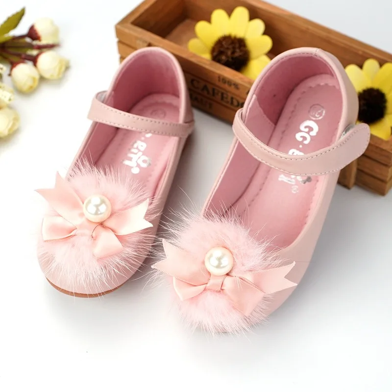 2017 г. Весенне Осенняя детская обувь для маленьких девочек тонкие кожаные туфли с