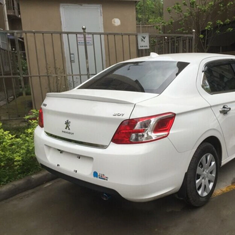 Спойлер для peugeot 301, 2013,,, авто, АБС пластик, неокрашенный, задний багажник, крыло, спойлер, автомобильные аксессуары