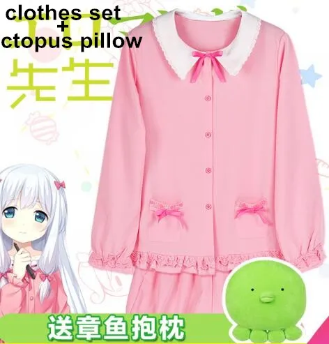 Eromanga Sensei пижамы для женщин и девочек Sagiri Izumi костюмы косплея Ero Manga Рубашки Шорты