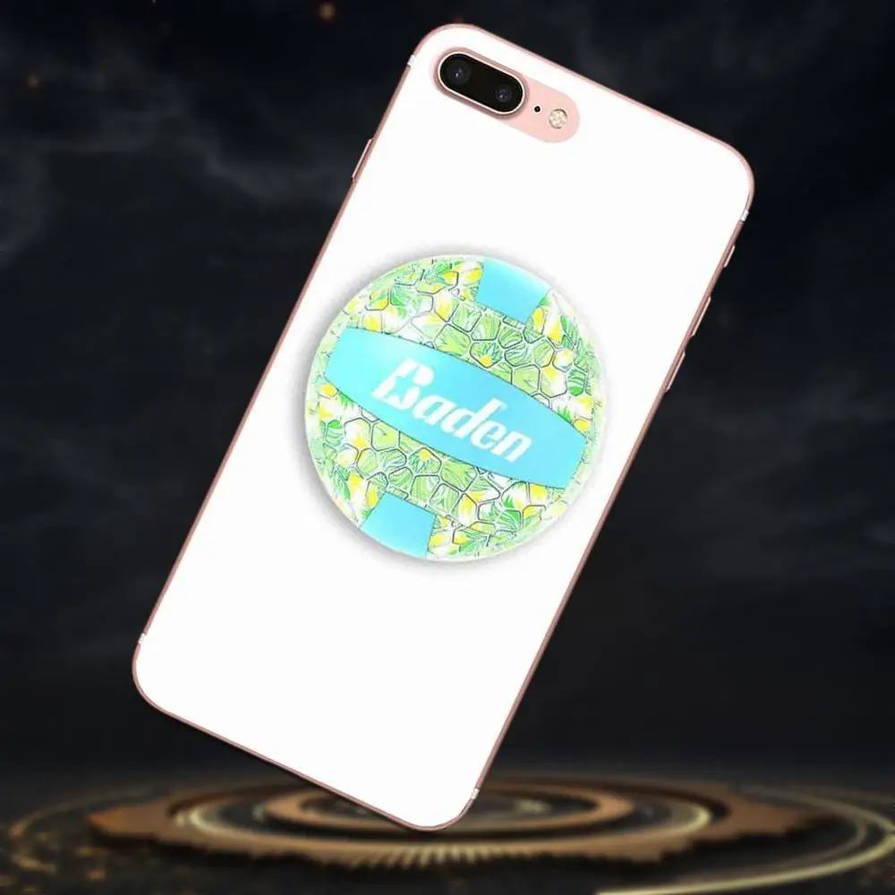 Volleyball Logo Blue-green TPU Fashion Cell Case For Galaxy J1 J2 J3 J330 J4 J5 J6 J7 J730 J8 2015 2016 2017 2018 mini Pro | Мобильные