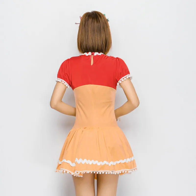 

Sexy Women Halloween Waiter Maid Costume Girl Lolita Dress Cosplays Carnival Purim Masquerade Nightclub Role playing party dress