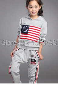 New free shipping hot selling Zhongshan University Tong suit girls track | Мать и ребенок