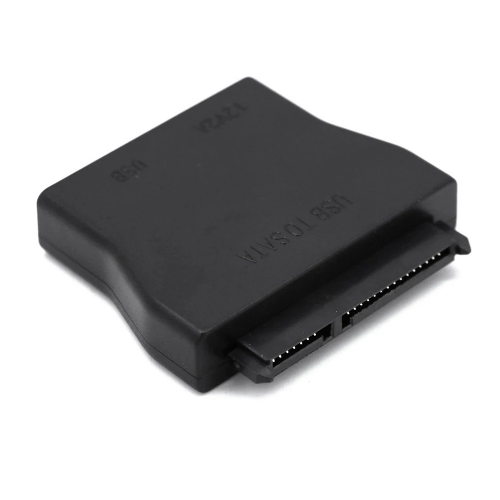 USB 3 0 к адаптер SATA конвертер кабель для 2 5 дюймов дюймовый HDD SSD + 12 В питания US Plug |