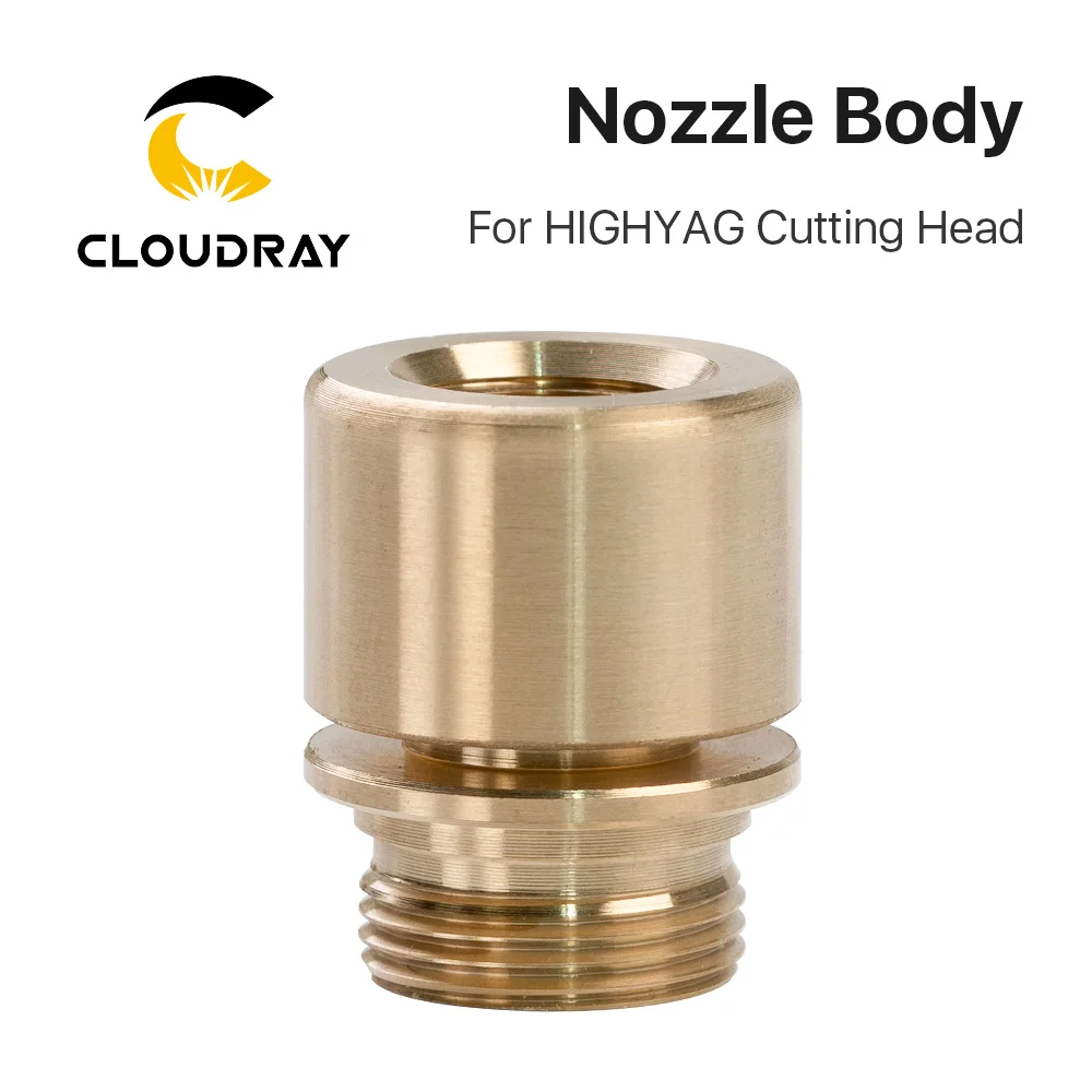 Корпус сопла лазера Cloudray для волоконной лазерной режущей головки HIGHYAG D19 мм h23.5