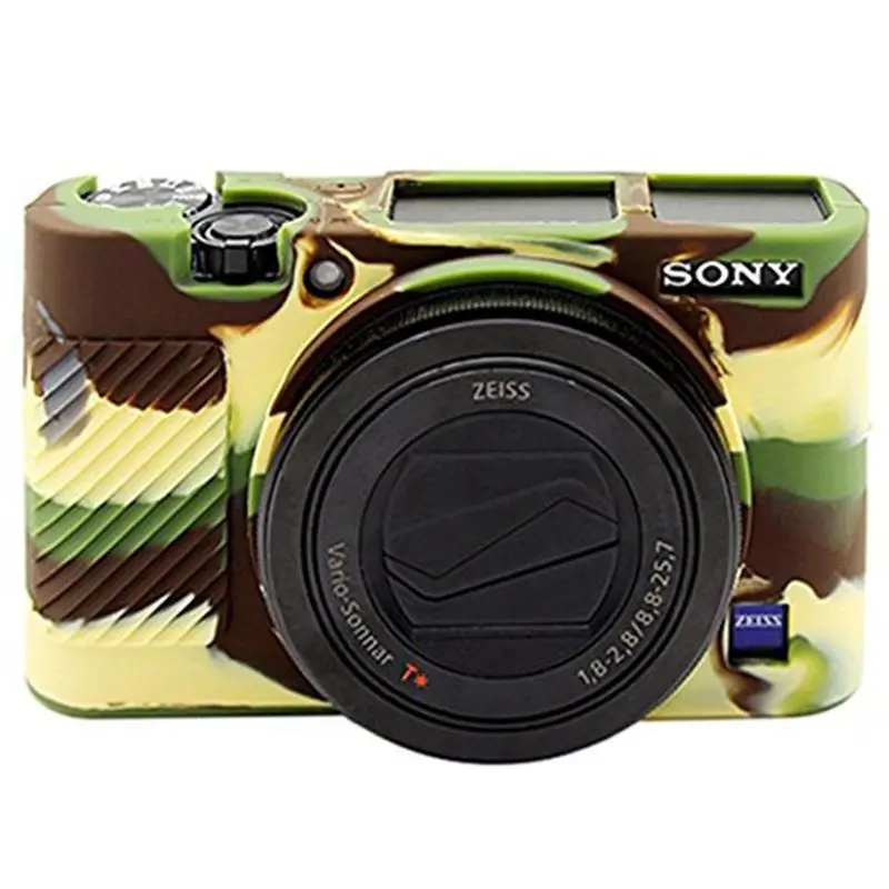 PULUZ мягкий силиконовый защитный чехол для sony RX100 III/IV/V - Цвет: Camouflage