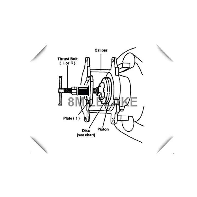 22 шт. универсальные тормозные суппорты с двойным адаптером| |