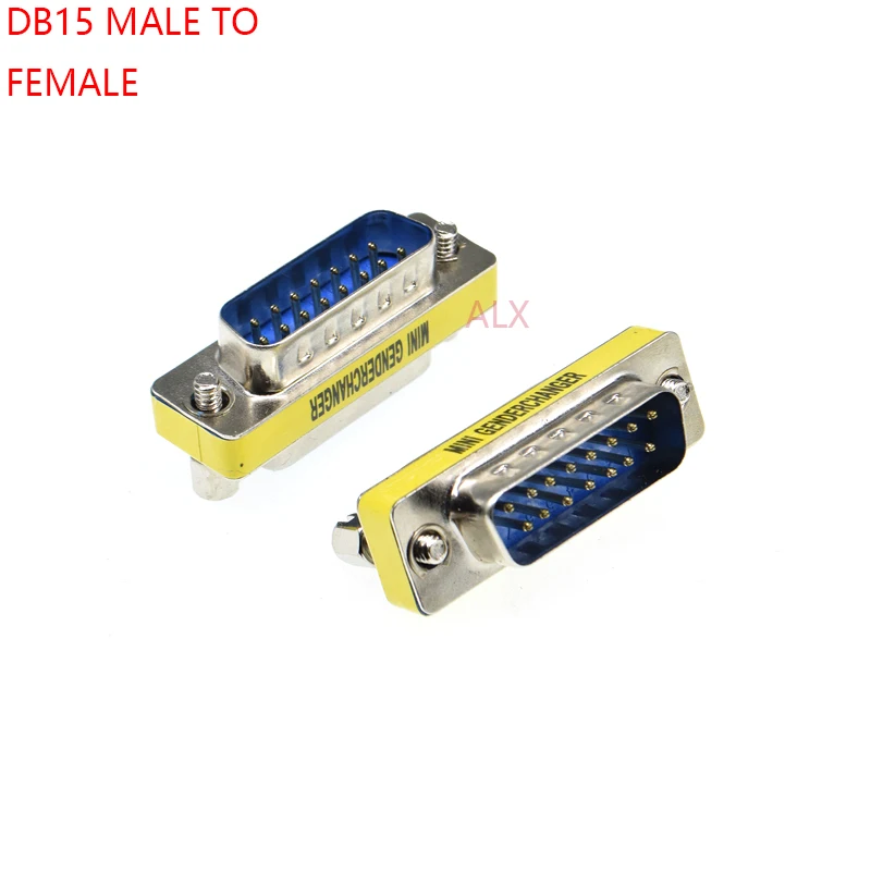 2 шт. DB15 15 pin ряда Штекерный разъем для последовательного порта D-Sub COM Разъемы p мини