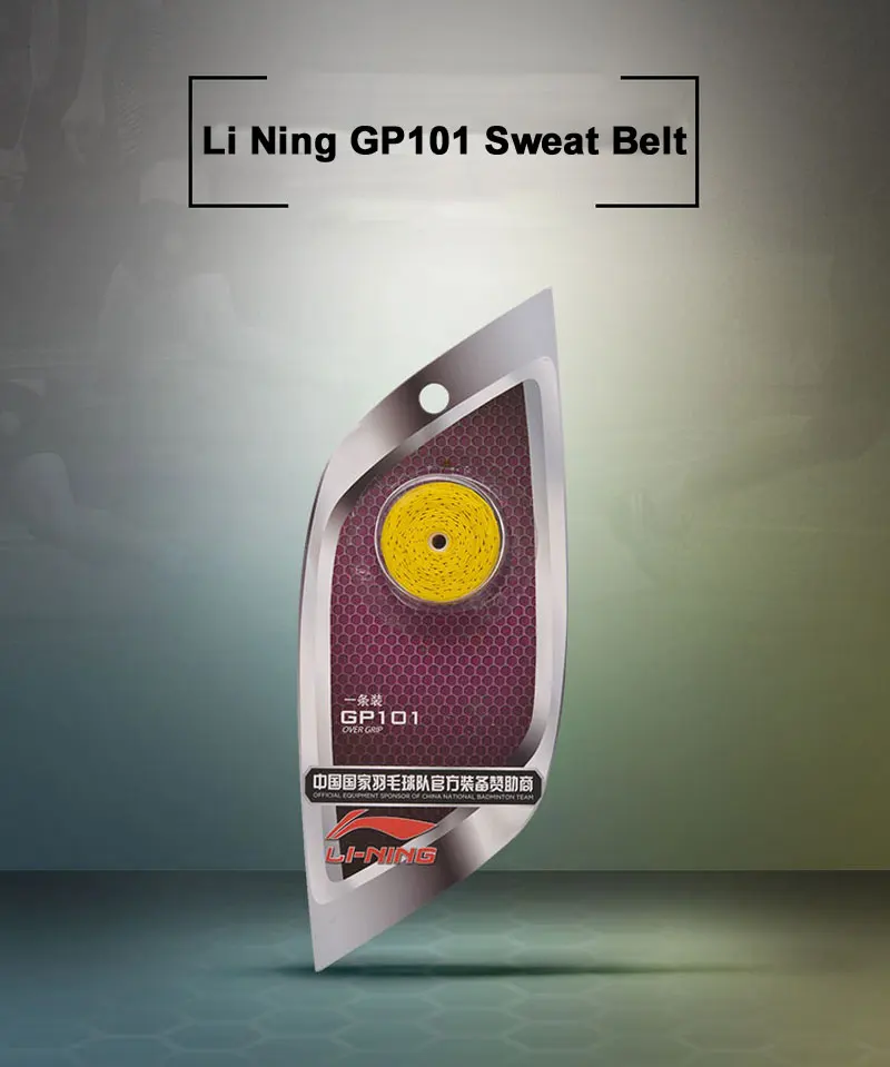 Li-Ning бадминтон овергрип GP101 пот ремень профессиональная подкладка аксессуар спортивное оборудование AXJD040 KZQ1084