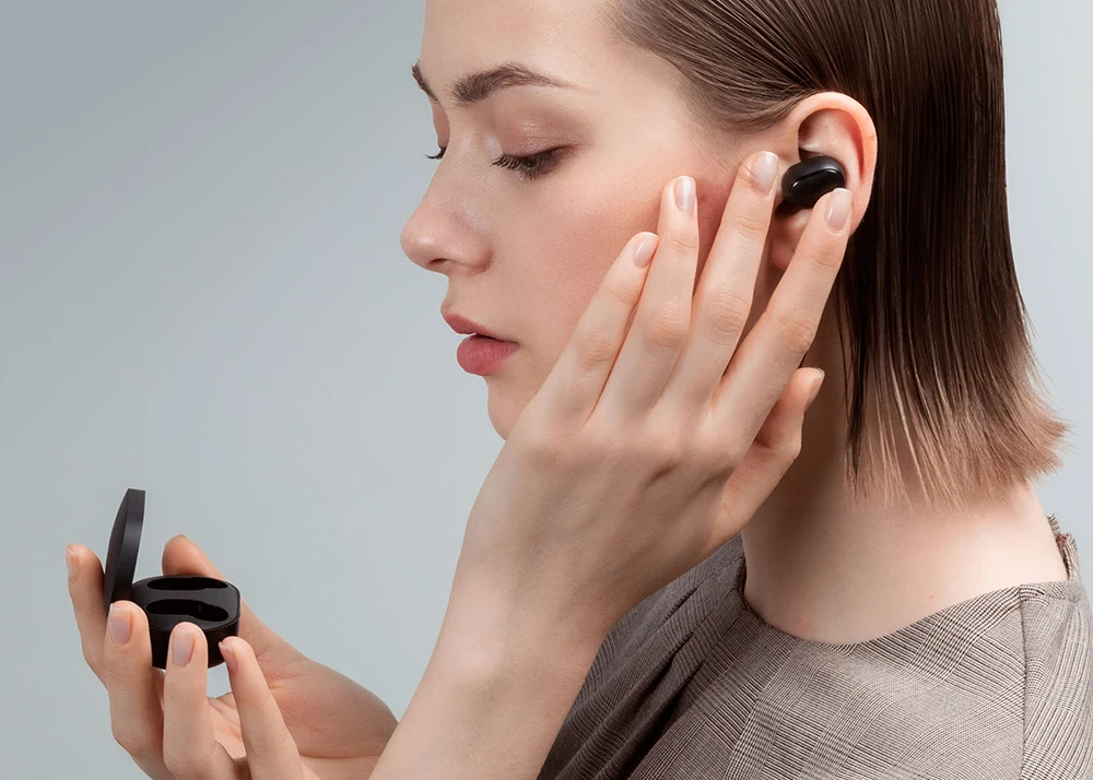 Inlock Xiaomi Redmi Airdots Xiaomi Беспроводные Наушники управление голосом Bluetooth 5,0 контроль шумоподавления