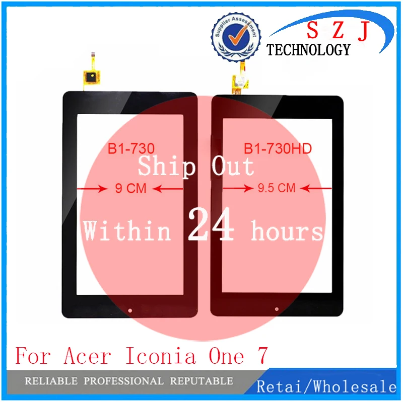 7 дюймов для acer Iconia One 7 B1-730 B1-730HD проверенный сенсорный экран панель замена дигитайзера