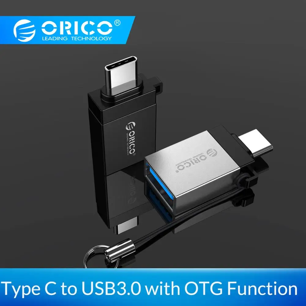 Адаптер ORICO OTG Type C (M) к USB 3 0 (F) Конвертор USB3.0 5Gpbs скорость передачи анти потерянный