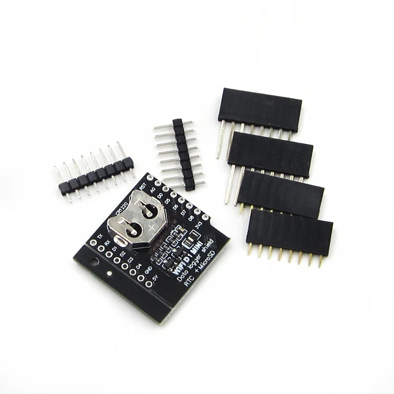 10 шт. для WeMos журнал данных щит регистратора Micro SD WIFI D1 Мини плата + RTC DS1307 часы