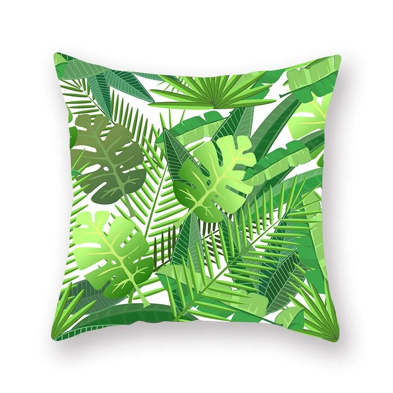 Взрывобезопасные модели тропических растений зеленые листья Полиэстеровая