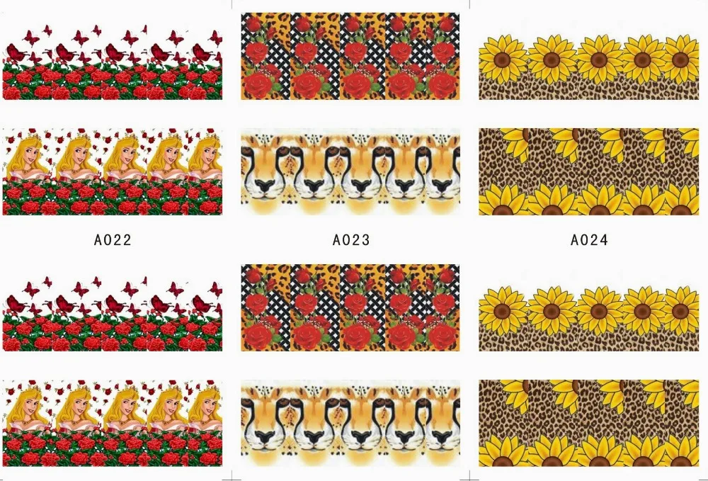 Переводные наклейки на ногти дизайн ногтей переводные леопардовая голова