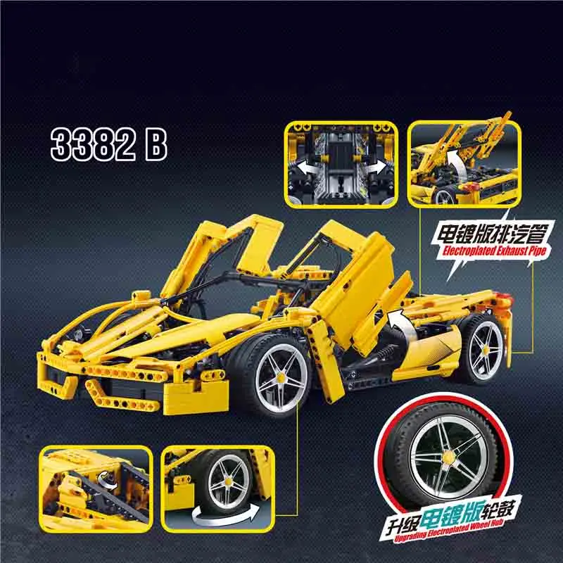 Новинка 1367 шт. Technic Formula Speed Champions Racer F1 модель автомобиля 1:8 строительные блоки