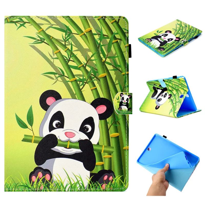 Funda чехол для samsung Galaxy Tab A 9 7 T550 T555 SM дюймов планшета PU кожаный смарт Стенд защитный