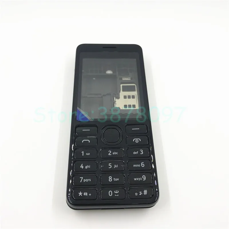 Оригинальный чехол лучшего качества для Nokia Asha 206 2060 корпус с двумя SIM картами +