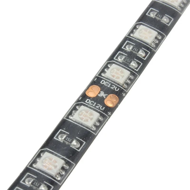 Водонепроницаемая гибкая светодиодная лента 5050 SMD 50/100/120/200 см 12 В постоянного