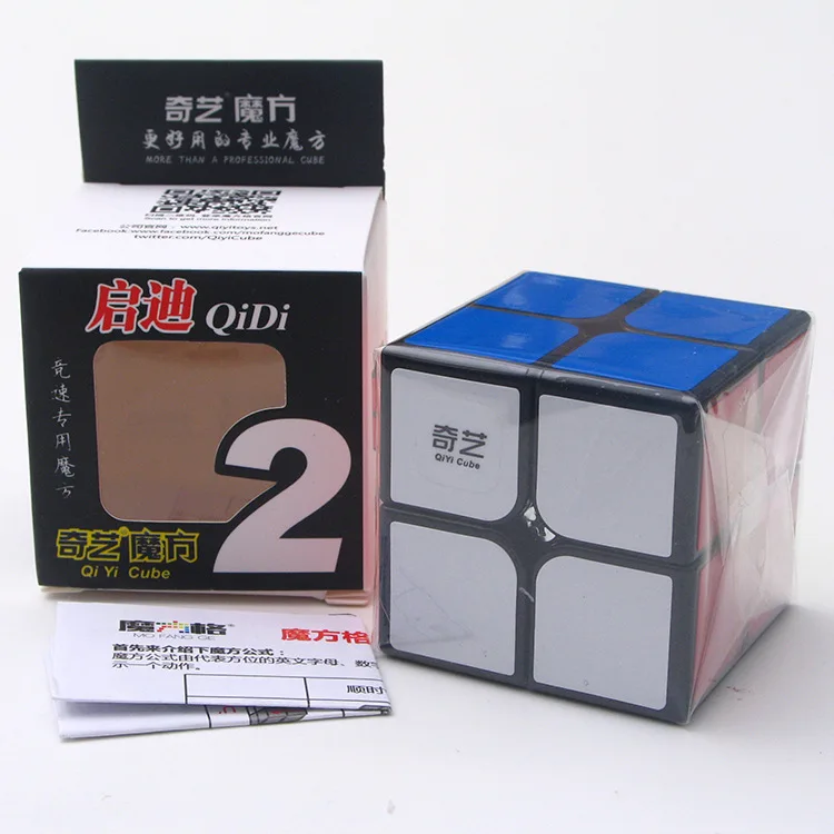 Qiyi2* 2*2 Профессиональная головоломка второго заказа Скорость обучающие игрушки для детей Обучающие взрослые декомпрессионная пластиковая фабрика