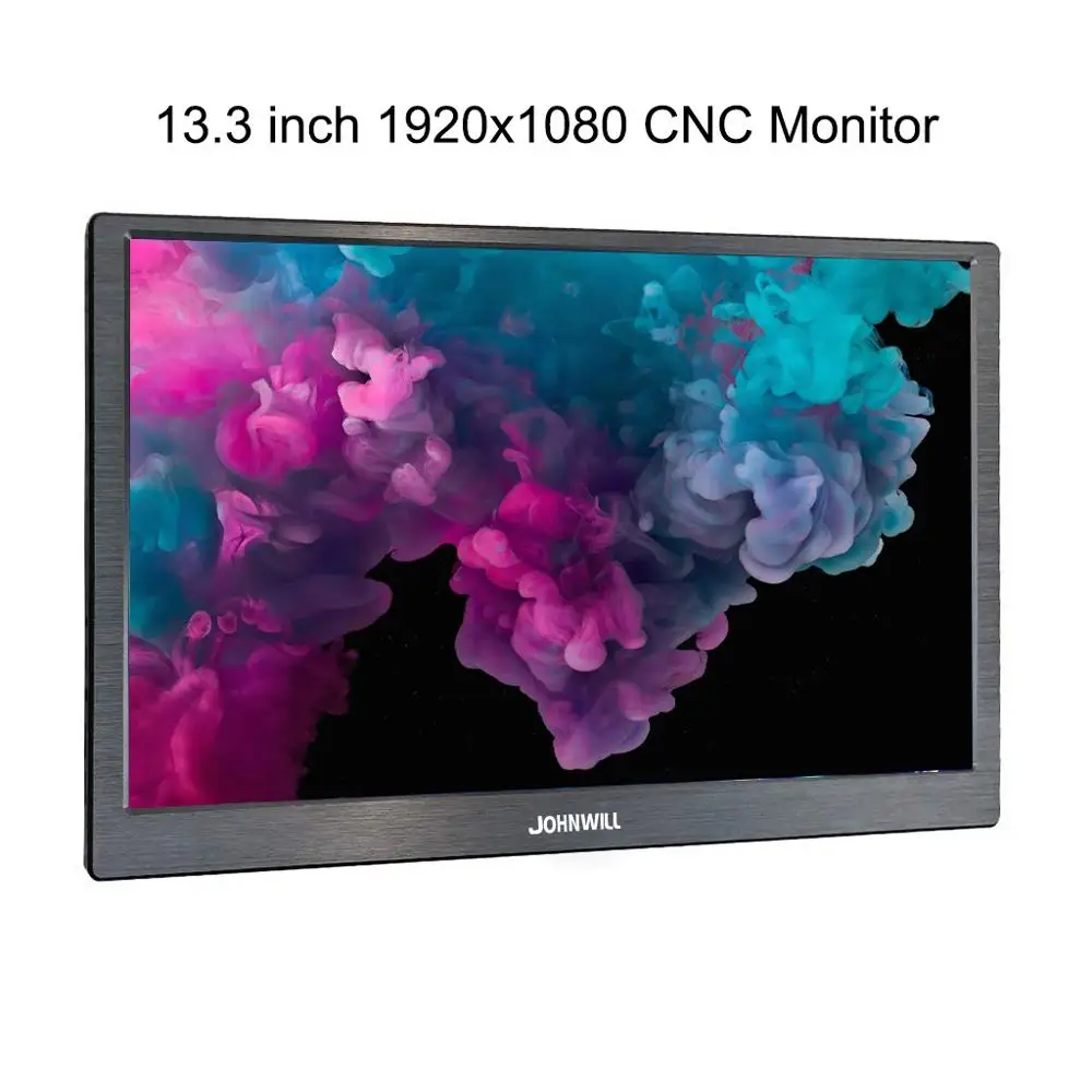 13.3 CNC monitor 15,6 дюймов портативный ips Full HD экран монитор 1080P CNC Корпус lcd HDMI/USB для Raspberry Pi PS4 13," 2 K маленький игровой монитор ПК - Цвет: 13.3 CNC monitor