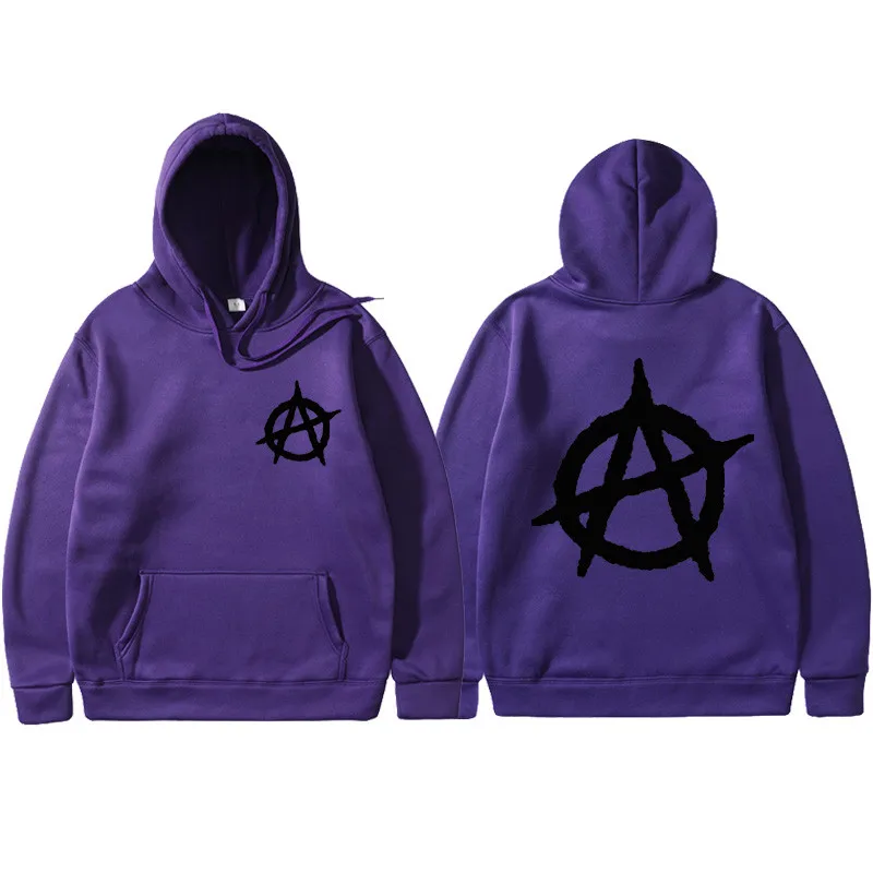 purple 2 Новинка, анархия, панк-рок, deesign, в стиле пэчворк, не толстовки, винтажные, модные, весна-осень, толстовки для мужчин - Цвет: purple 2