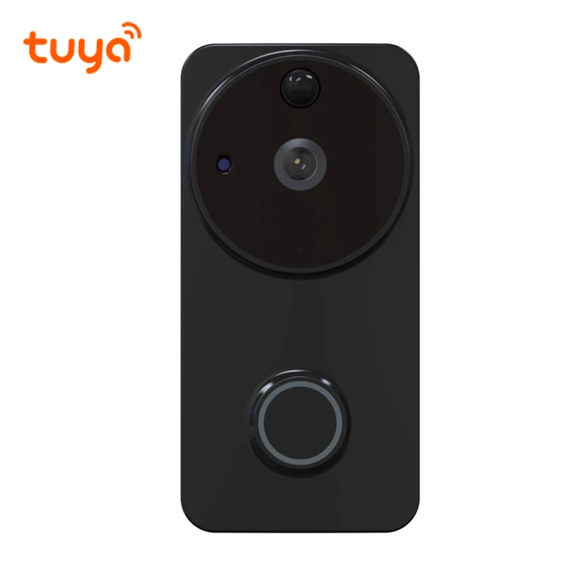 1080P IP54 открытый Tuya батарея питание кольцо Смарт Wi-Fi включен видео дверной звонок Камера PIR обнаружения движения работает Alexa Google