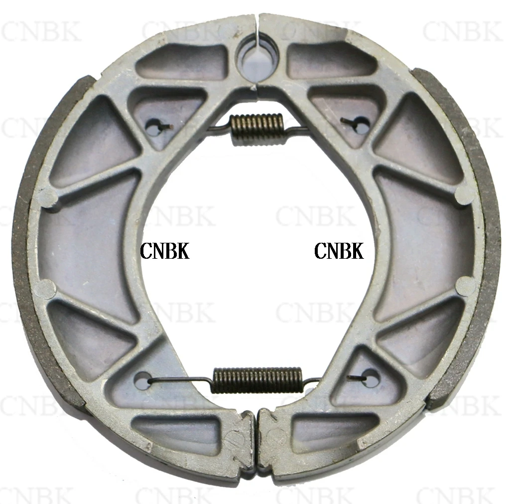 Semi Metallic SET Задняя Тормозная колодка барабан подходит для YAMAHA L NCX впрыска 04-06 07-13 NXC CYGNUS X CAB 07-10 YW 125 10-13 - Цвет: Semi Metallic SET