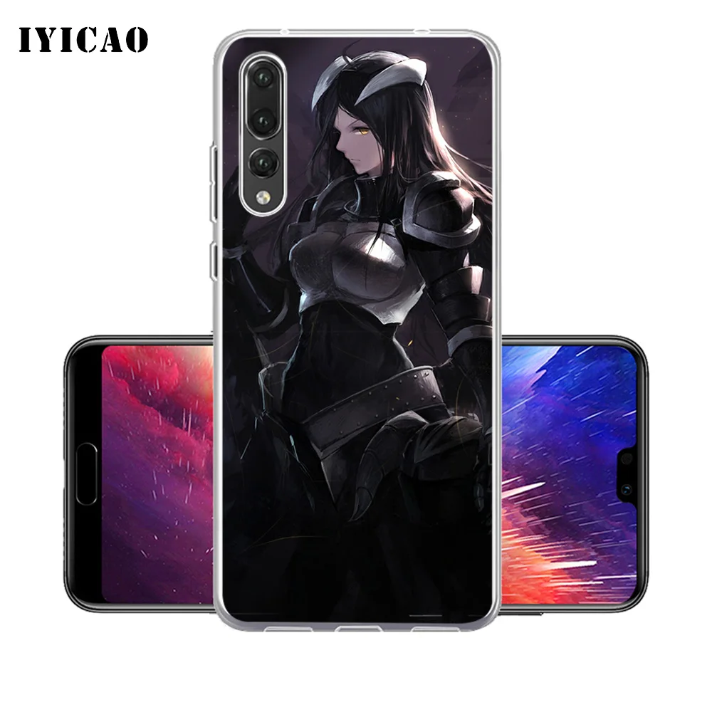 IYICAO Overlord Мягкий силиконовый чехол для телефона Huawei P30 P20 Pro P10 P9 P8 Lite P Smart TPU