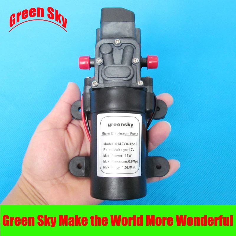 

high pressure automatic pressure switch DC 15W water pump 12v diaphragm