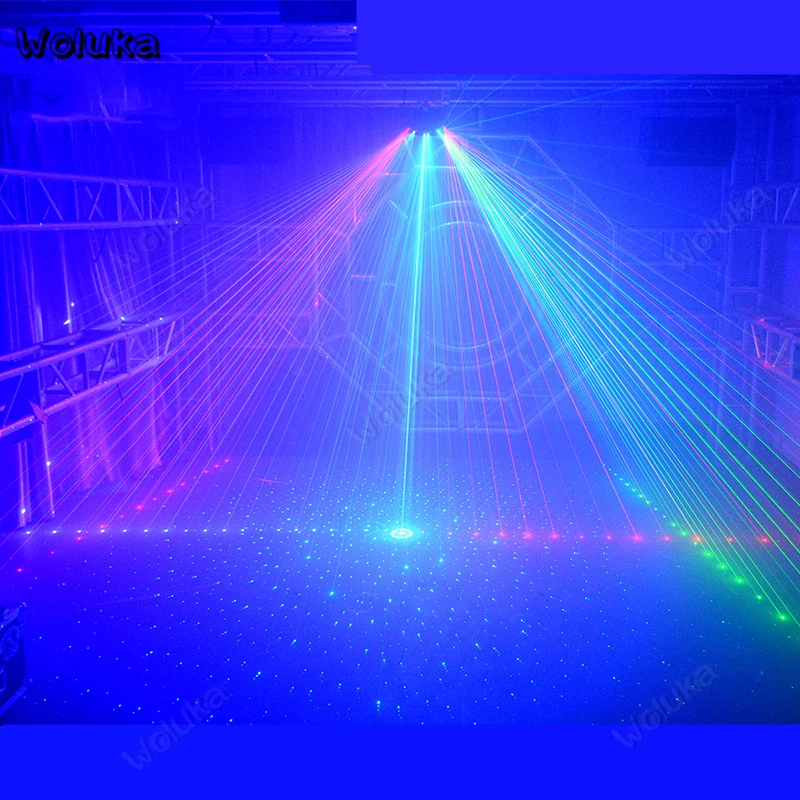 6-глазный сканирующий лазерный светильник для фитнеса тренажерного зала