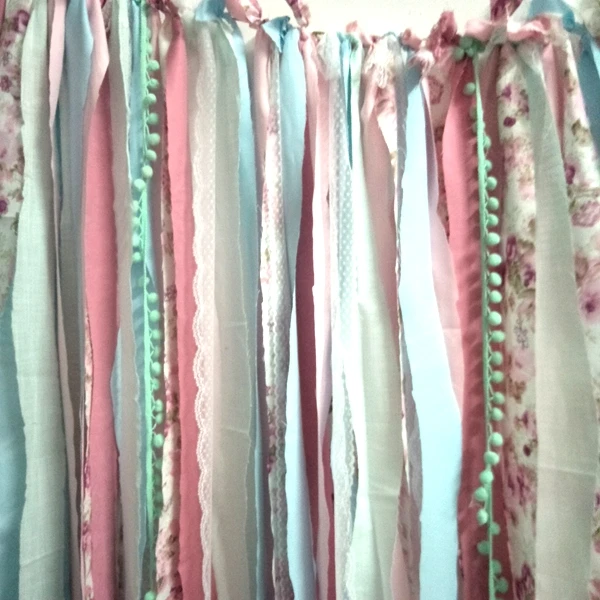 Богемные вдохновленные Тряпичные завязанные занавески реквизит для фотосессии