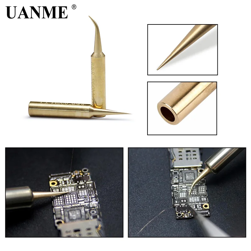 Паяльная головка UANME 900 м 900M-T-I 900M-T-S 900M-T-K бескислородная медная серия плоский