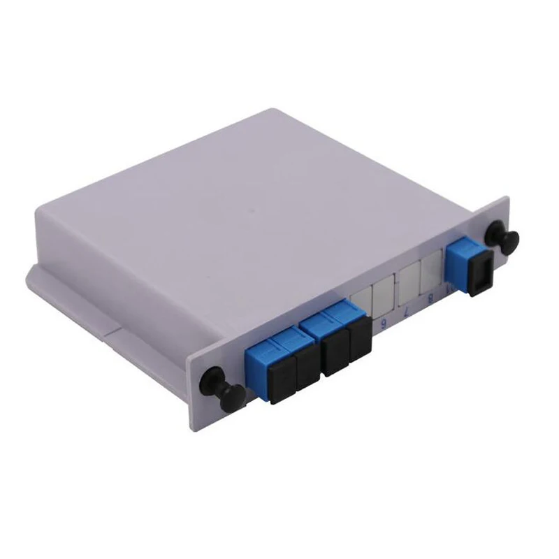 10 шт. SC UPC PLC 1X4 волоконно оптический распределитель коробки адаптер Conector Planar waveguide