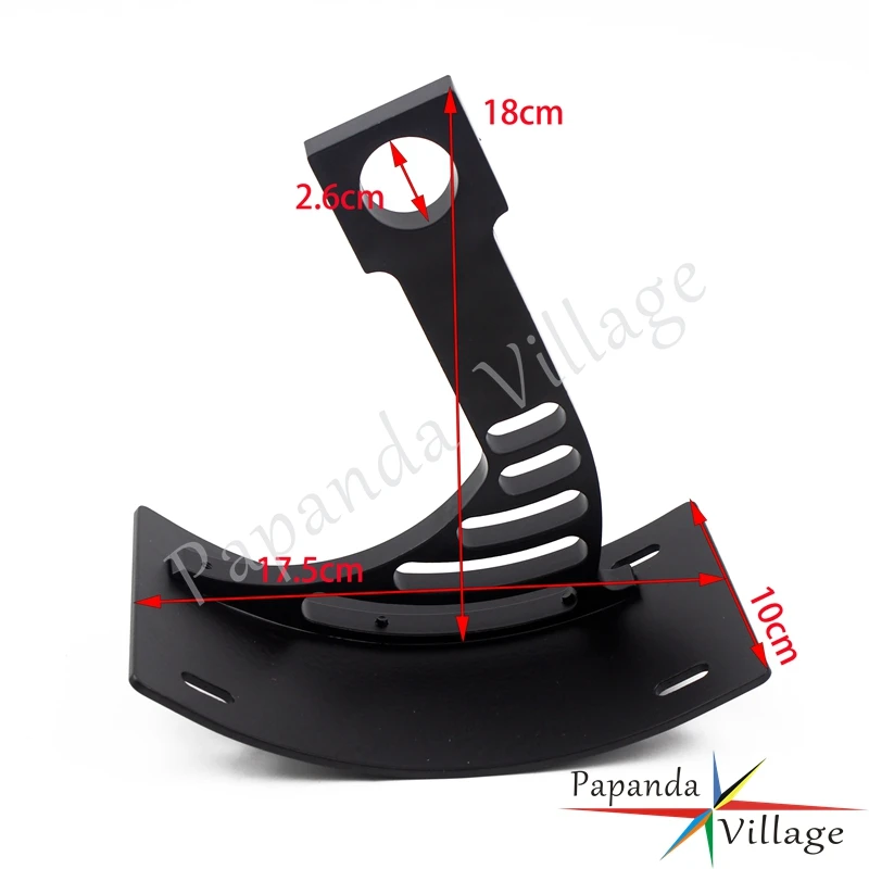 Алюминиевый кронштейн для номерного знака мотоцикла с боковым креплением Kawasaki