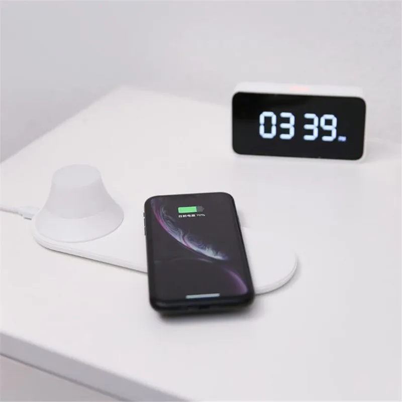 Беспроводное зарядное устройство Youpin Yeelight со светодиодной подсветкой магнитное