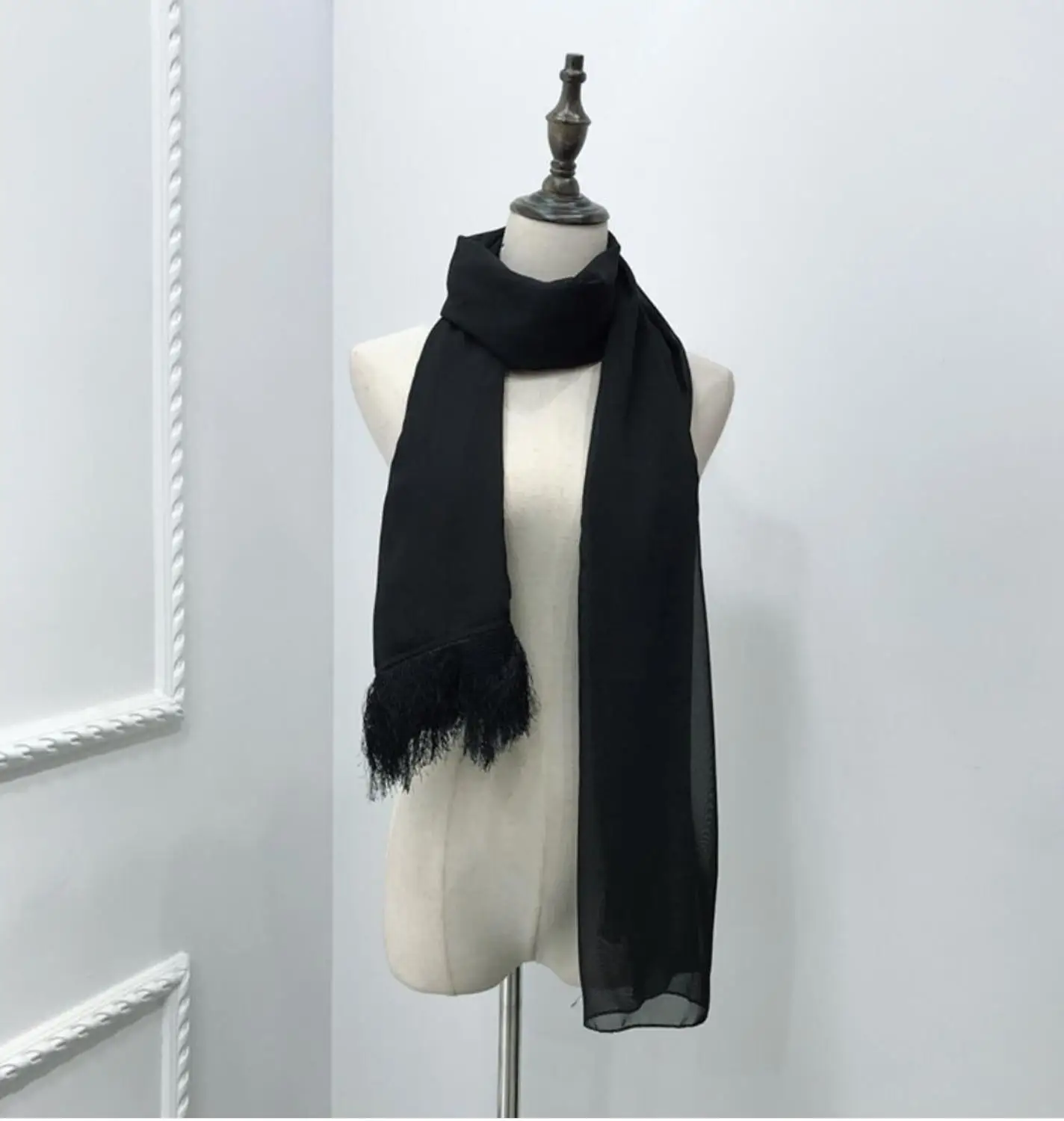 Black Scarf Zing мусульманский абайя блёстки пояса новое платье сетки кардиган Туника кимоно длинные халаты Jubah Ближний Восток Рамадан Арабский исламский молитва - Цвет: Black Scarf