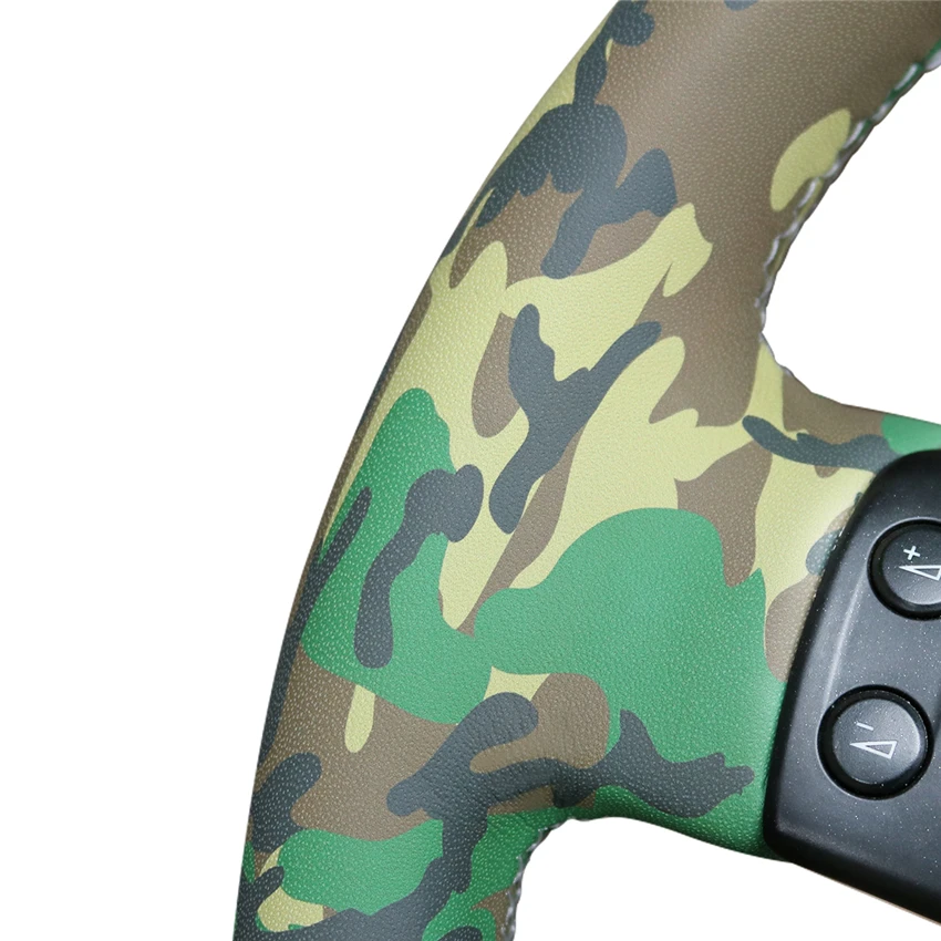 MEWANT камуфляж искусственная кожа Чехол рулевого колеса автомобиля для Volkswagen Golf 5