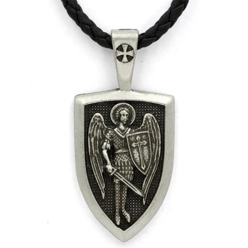 Дропшиппинг, мужское ожерелье, Archangel St. Mikel, защита от Святого щита, русский орходокс, кулон ювелирные изделия