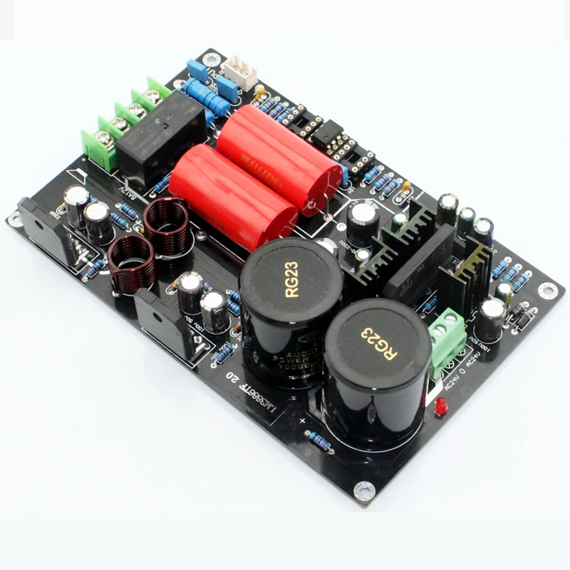 

NOVER LM3886 NE5532 HIFI audio amplifier board stereo 2.0 channel hifi amplifier 68W * 2 CG version LM3886 power amplifier board