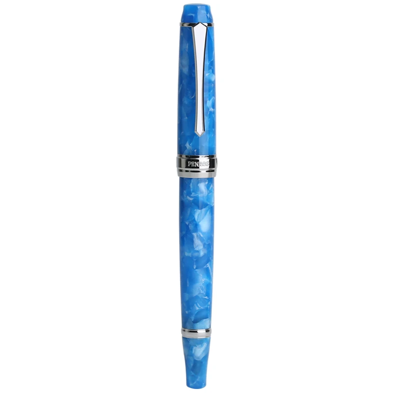 Penbbs 456 вакуумное наполнение авторучка прозрачная смола биколор наконечник даминг ручка - Цвет: 32SF